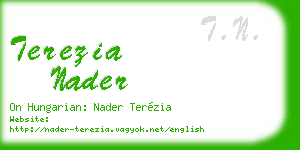 terezia nader business card